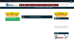 Desktop Screenshot of mlmindia.co.in